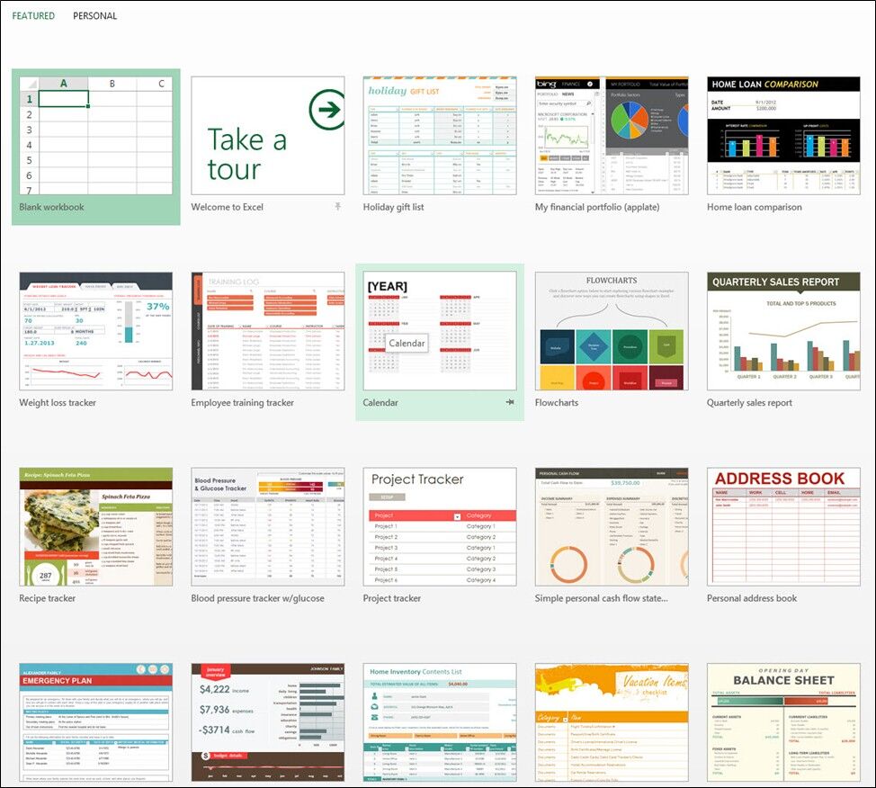 Microsoft Excel 2013 Templates Excel and Access, LLC