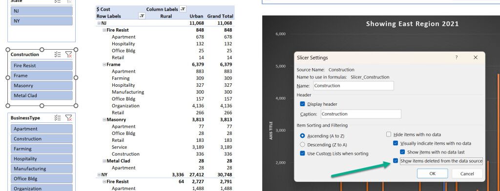 Ms Excel Pivot Table Deleted Items