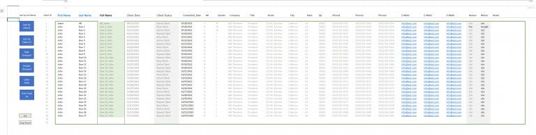 Microsoft Excel Tracker Templates for Business - Excel & Access