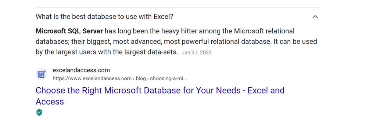 Microsoft Excel is not a Database - Integrate w/ one Instead.