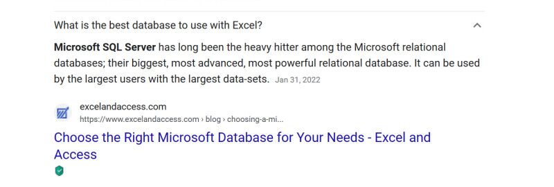 Microsoft Excel is not a Database - Integrate w/ one Instead.