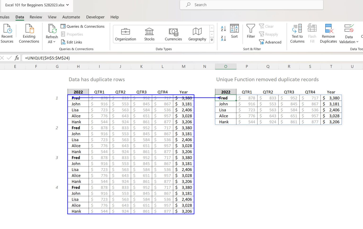 Intermediate One-On-One Excel Training - Best Way to Learn Excel