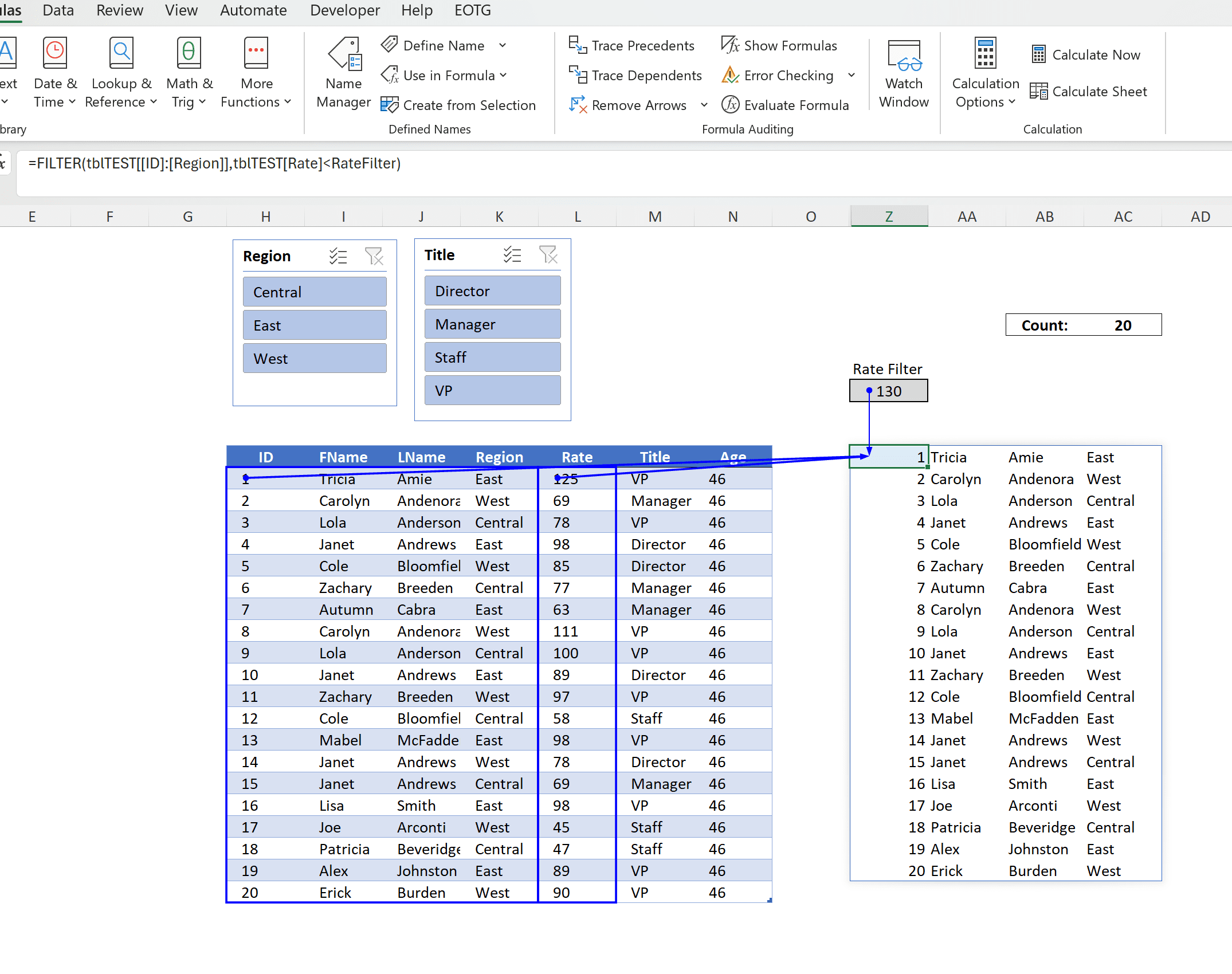 How to Program Excel Dynamic Array Functions   Excel and Access, LLC