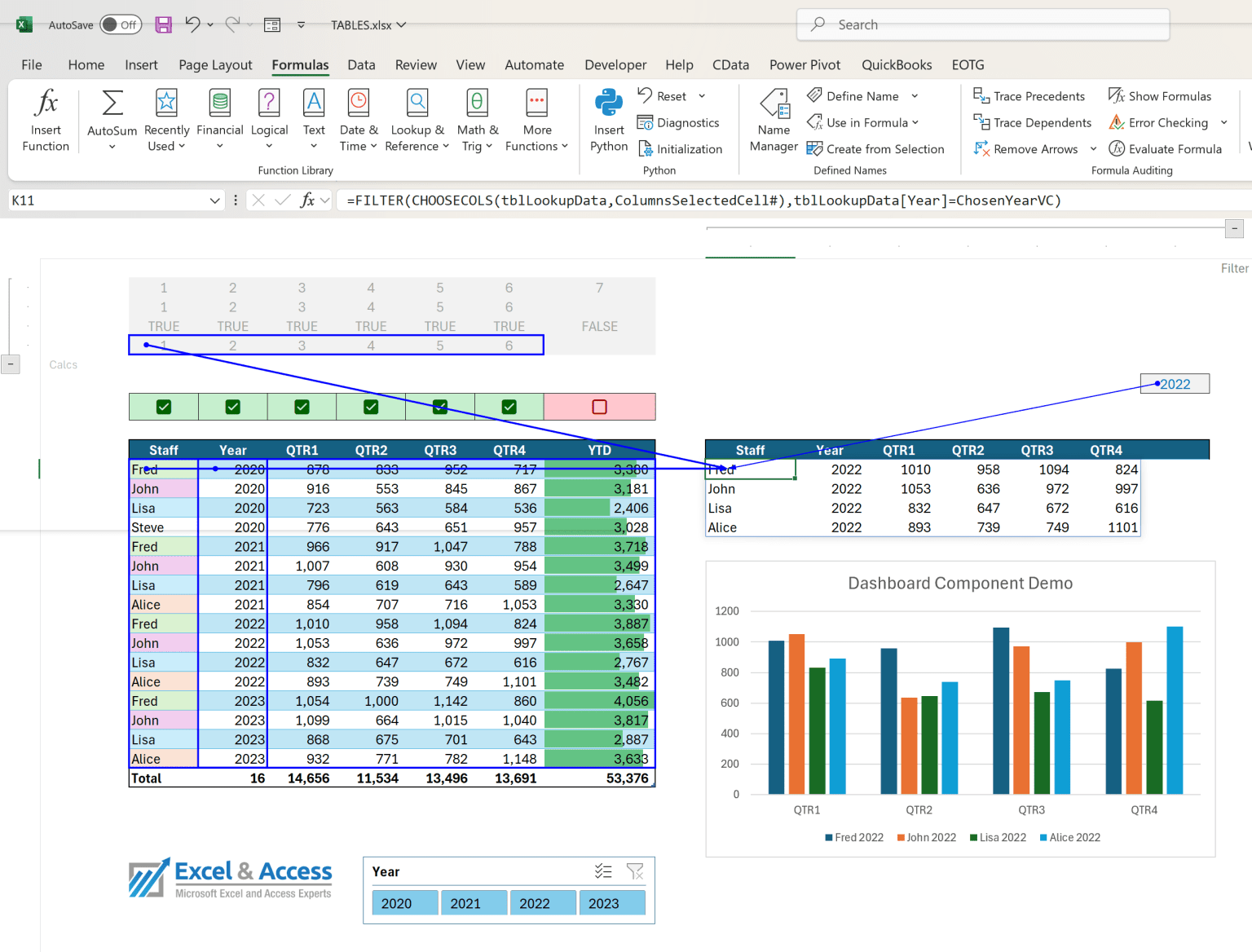 Dynamic Excel 365 Tracker Templates for Business - Excel and Access, LLC
